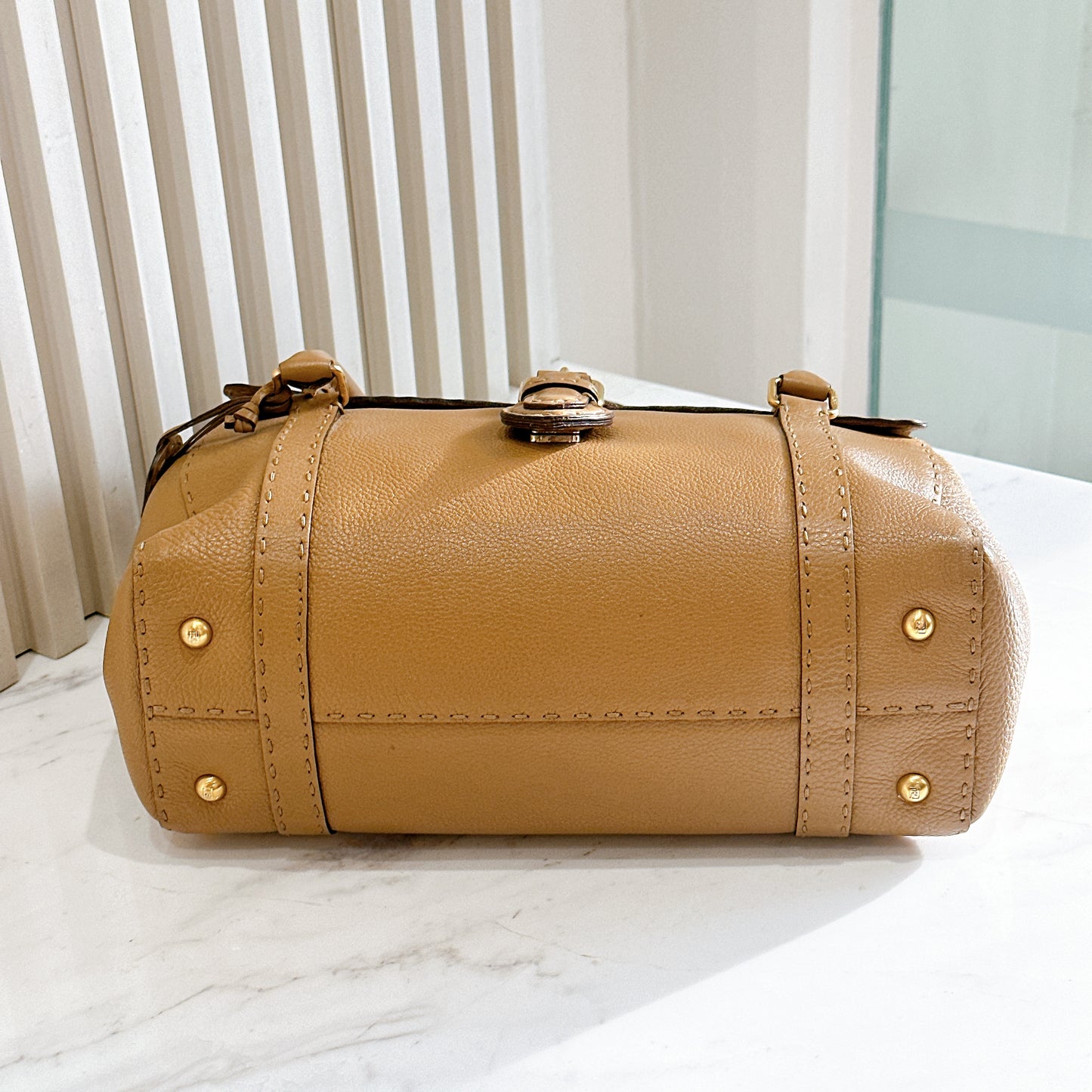 Fendi Selleria Linda Bag in Beige