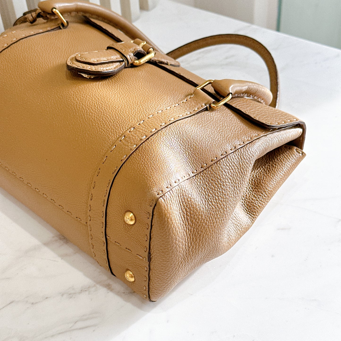 Fendi Selleria Linda Bag in Beige