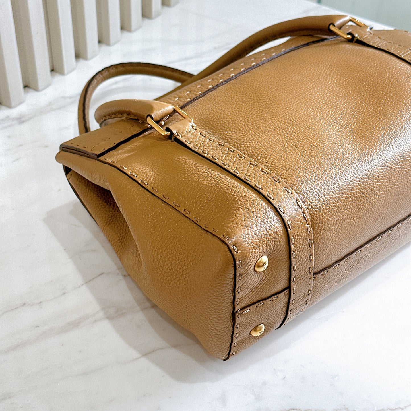 Fendi Selleria Linda Bag in Beige