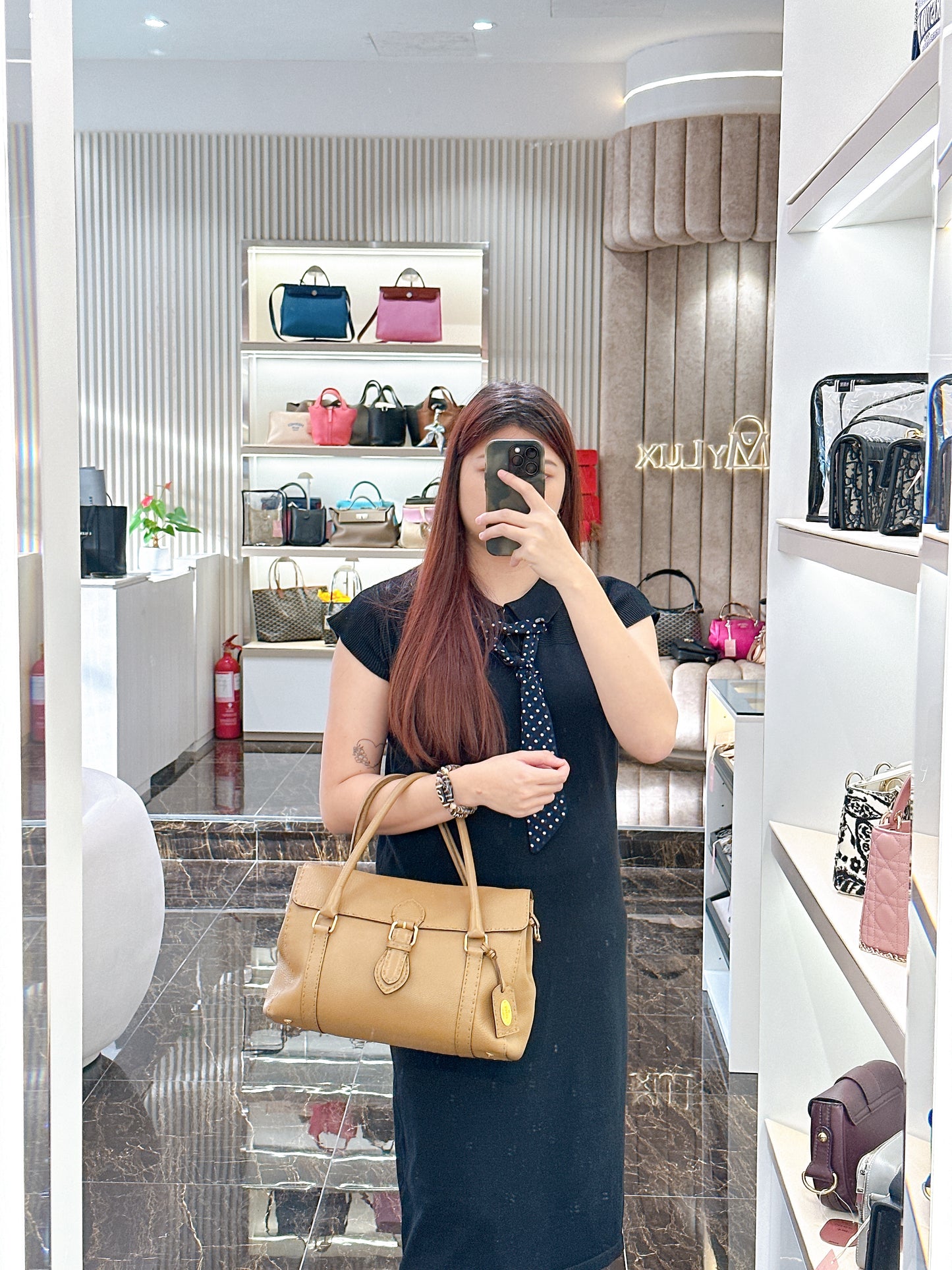 Fendi Selleria Linda Bag in Beige