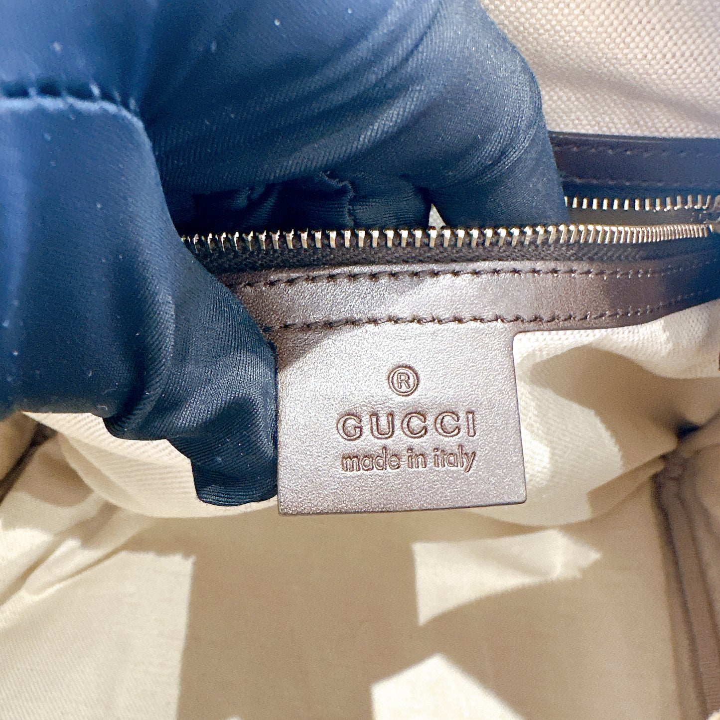 Gucci Canvas Boston Bag