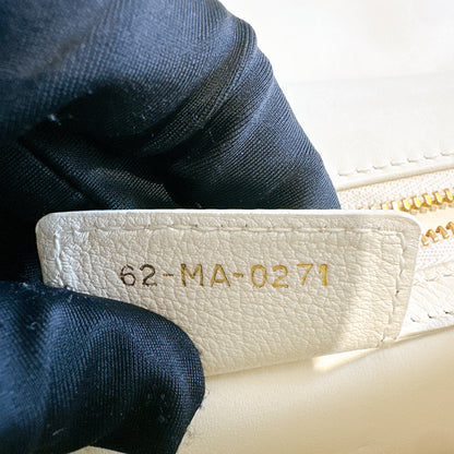 Dior Medium in Ivory Supple Cannage Calfskin