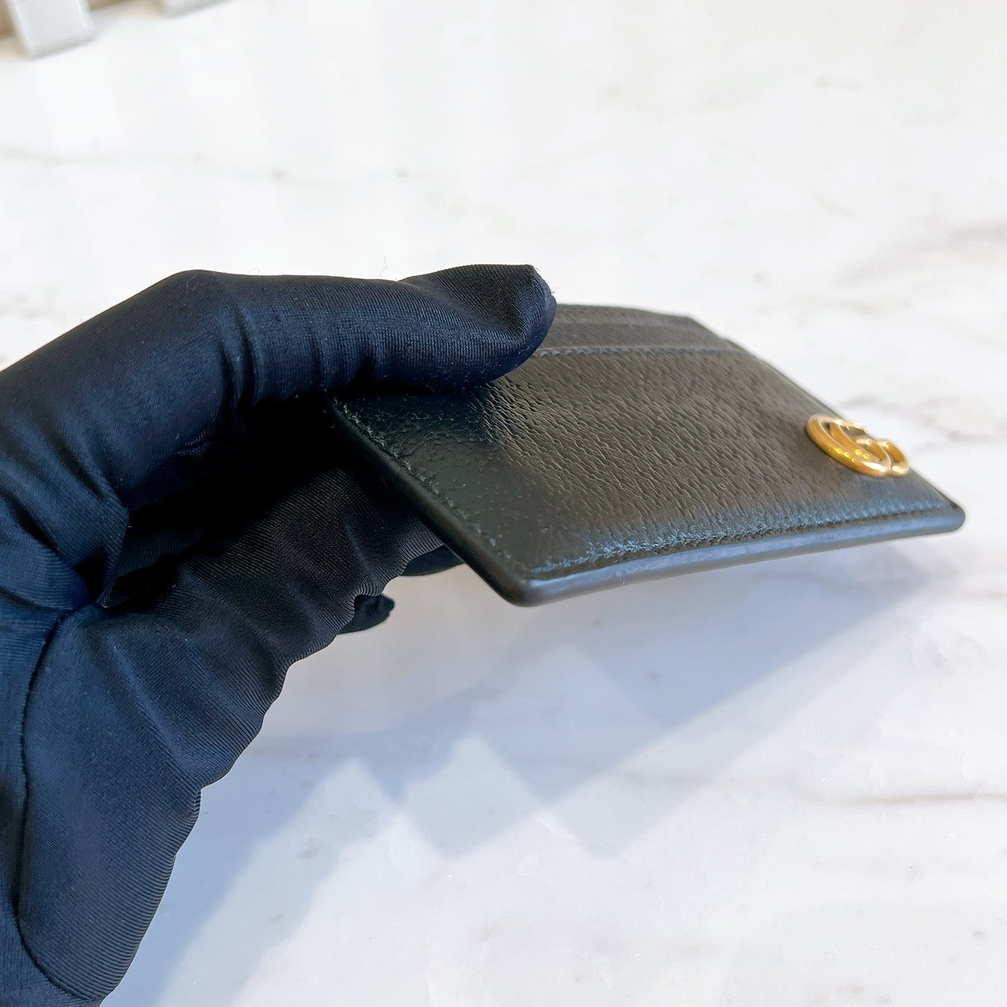 Gucci Marmont Card Case in Black