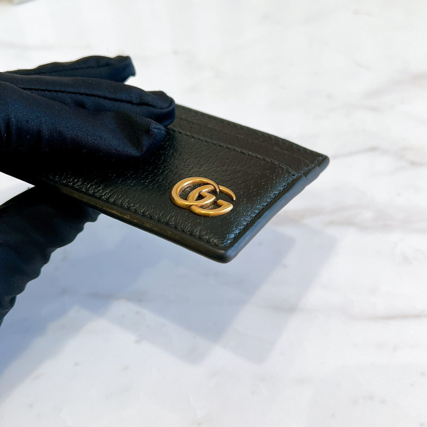 Gucci Marmont Card Case in Black