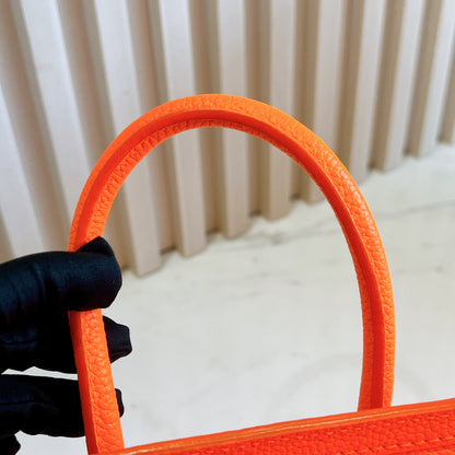 Celine Nano Luggage in Bright Orange