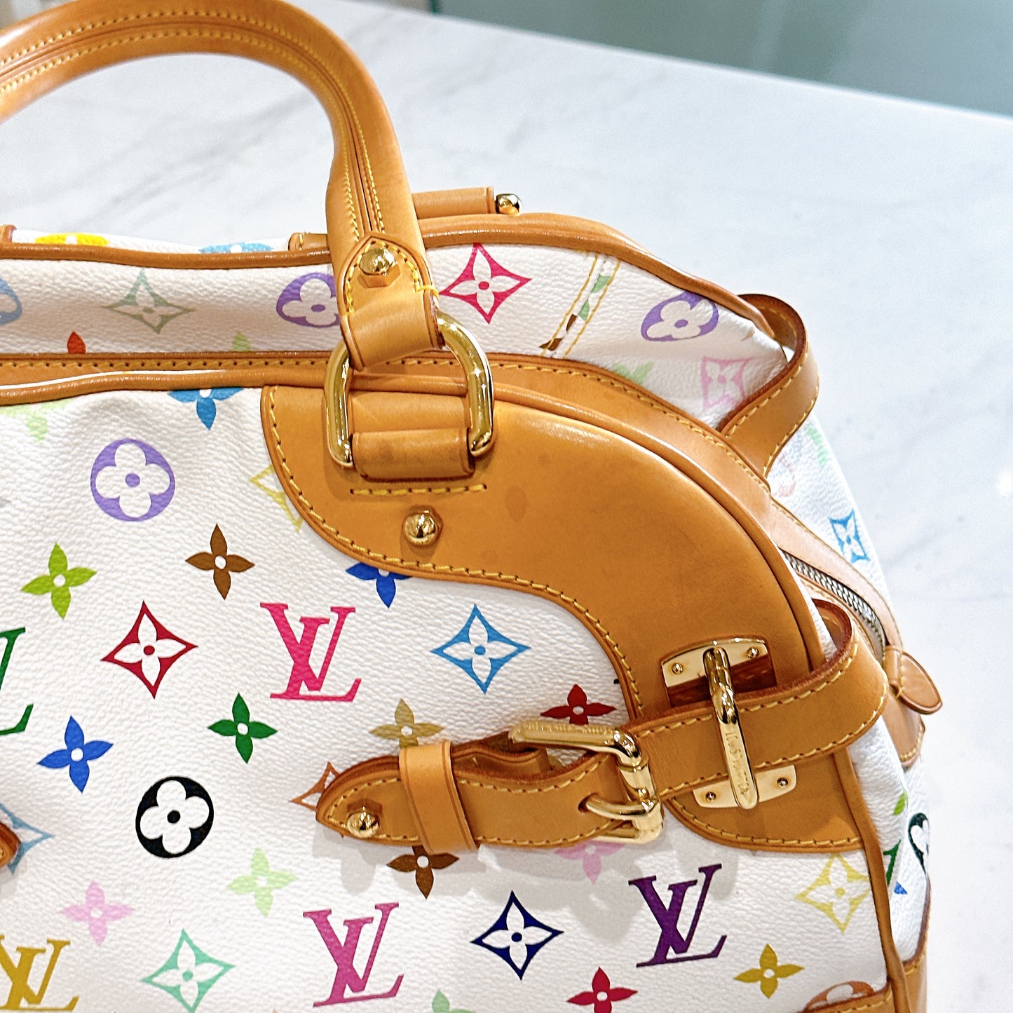LV Multicolor Claudia Shoulder Bag