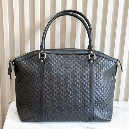 Gucci Guccisima Black Tote Bag