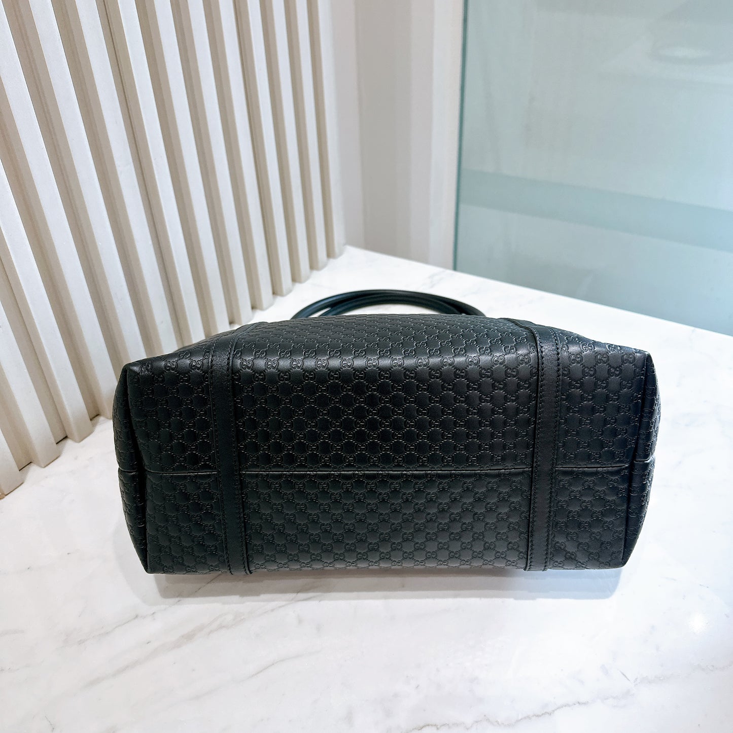Gucci Micro Guccisima Tote in Black