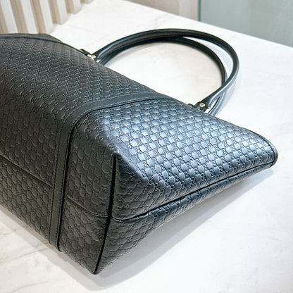 Gucci Micro Guccisima Tote in Black