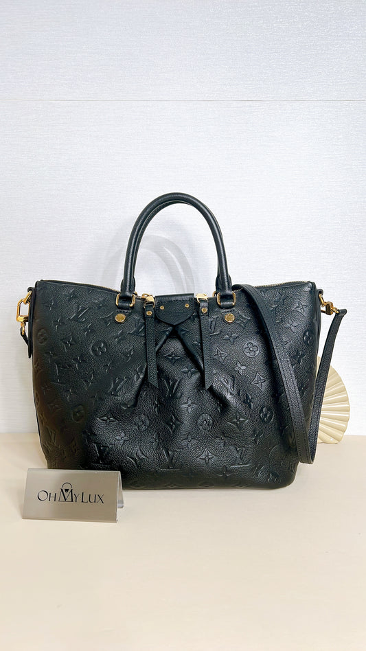 LV Mazarine in Black Empreinte Leather