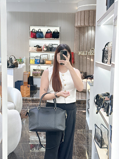 Gucci Guccisima Black Tote Bag