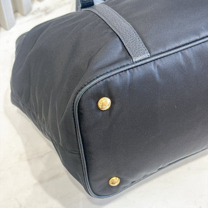 Prada Black Nylon Tote Bag