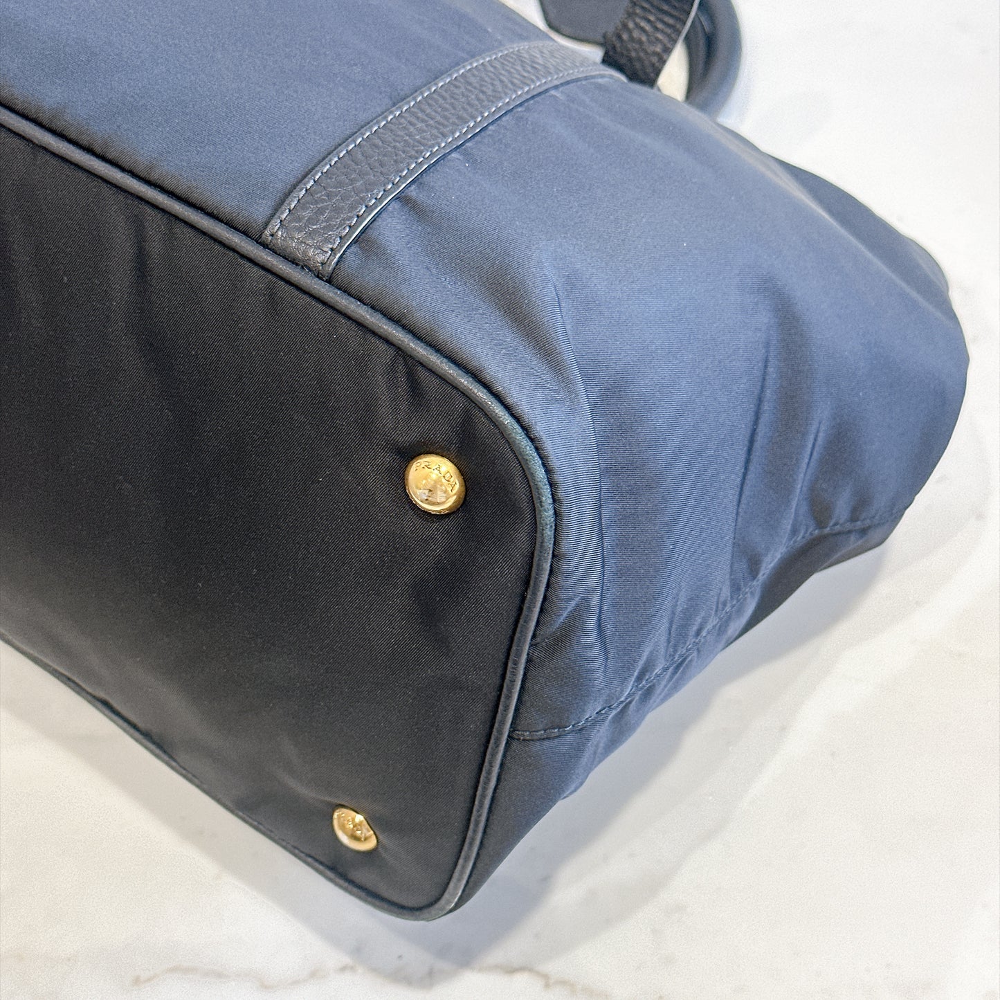 Prada Black Nylon Tote Bag