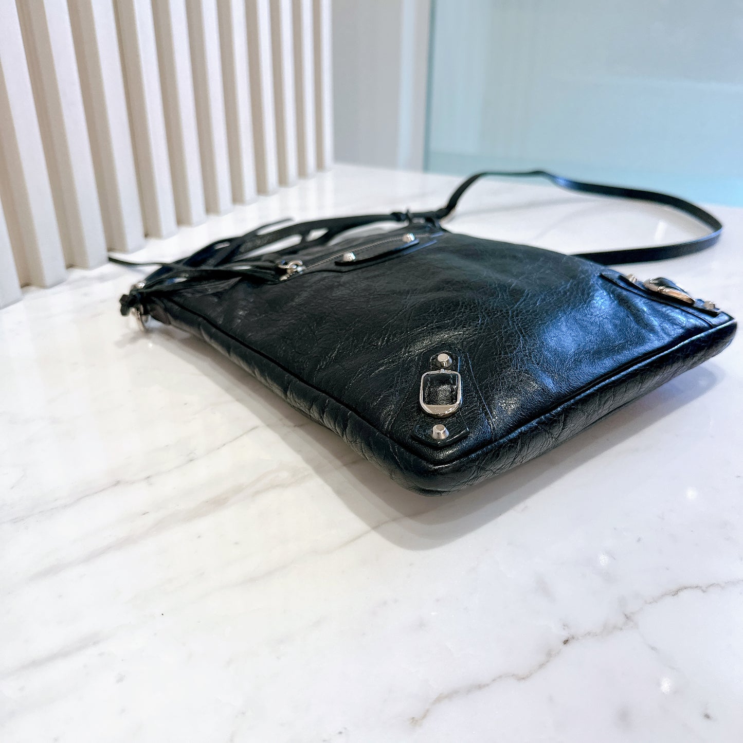 Balenciaga Arena Messenger Bag in Black