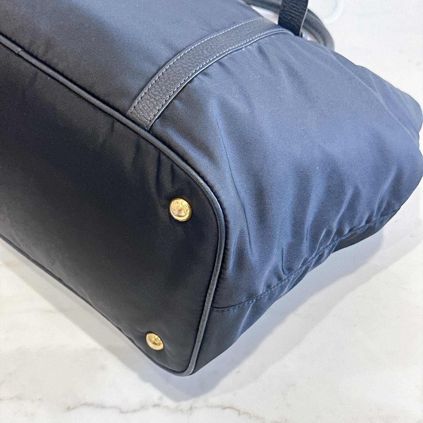 Prada Black Nylon Tote Bag