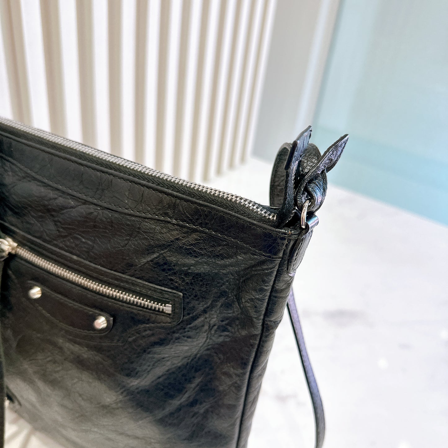 Balenciaga Arena Messenger Bag in Black