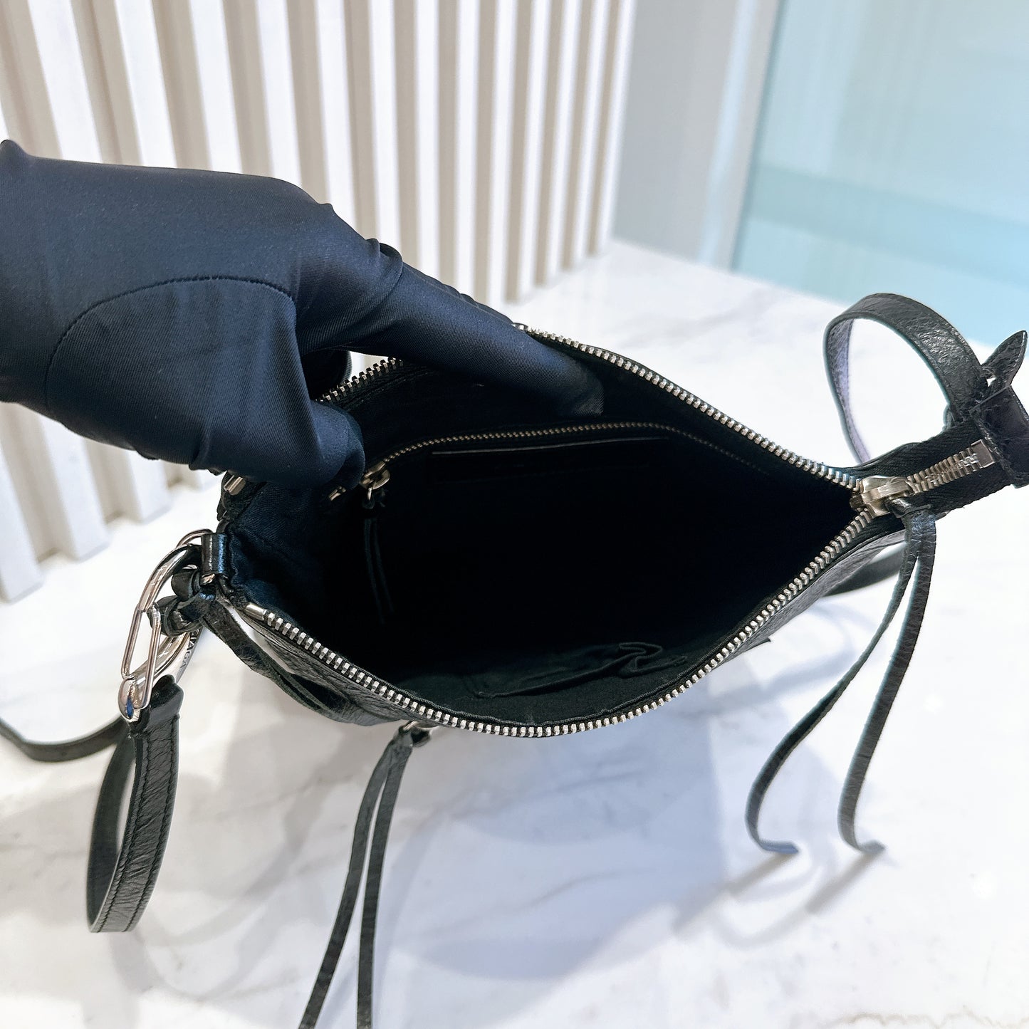 Balenciaga Arena Messenger Bag in Black