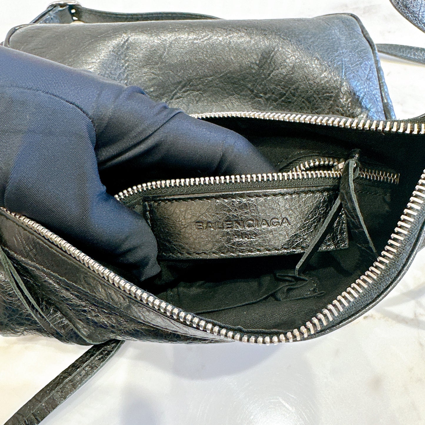 Balenciaga Arena Messenger Bag in Black