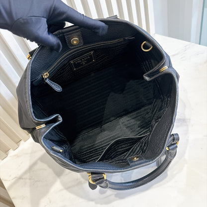 Prada Black Nylon Tote Bag