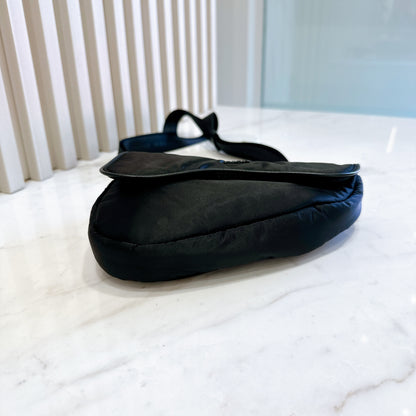 Dior Nylon Saddle Belt Bag in Black