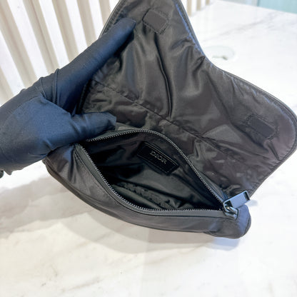 Dior Nylon Saddle Belt Bag in Black