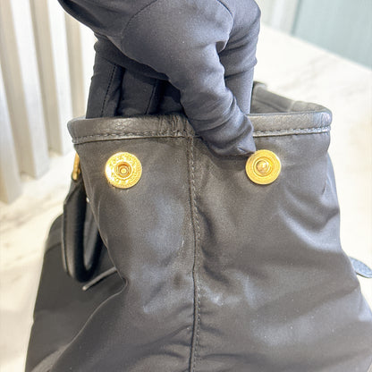 Prada Black Nylon Tote Bag