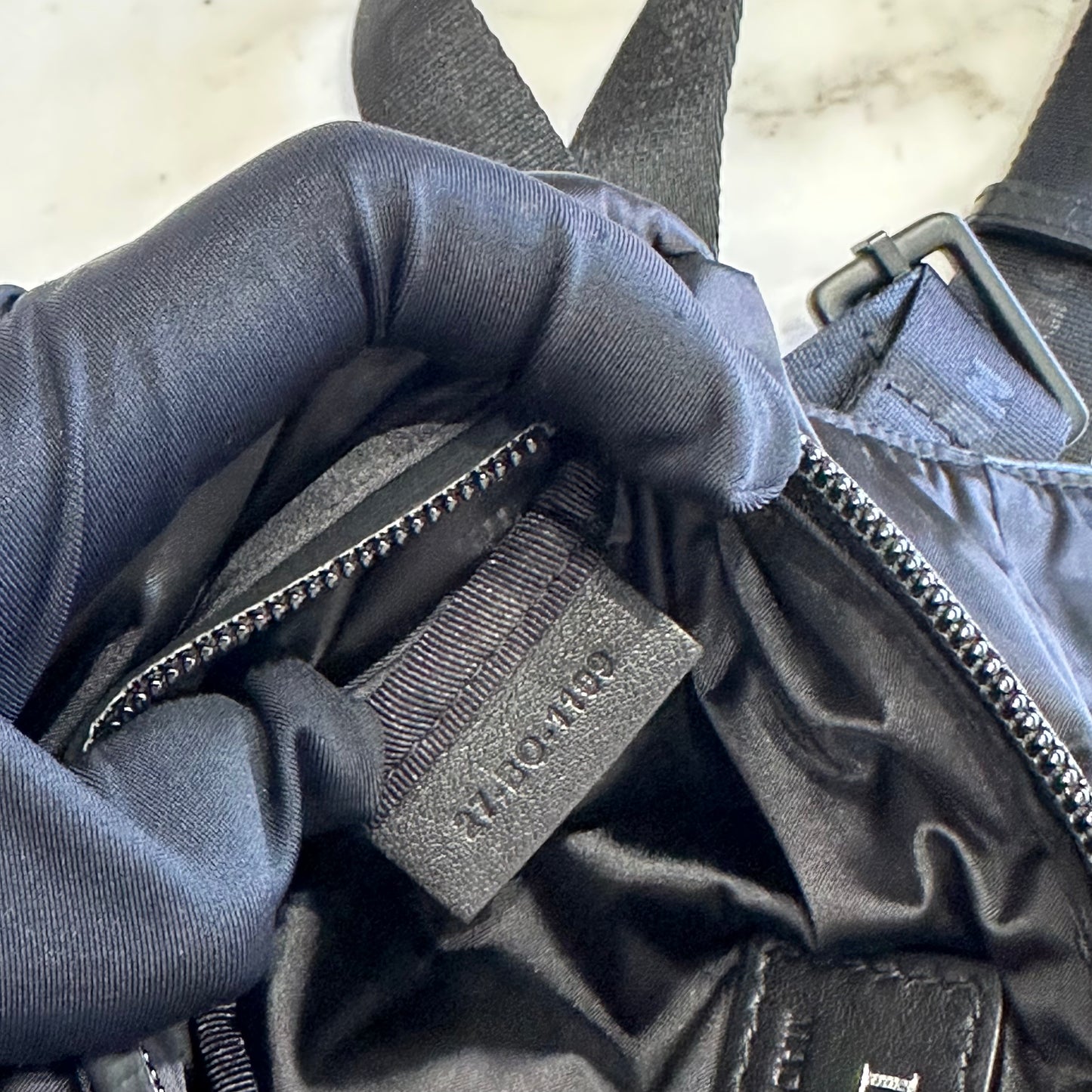 Dior Nylon Saddle Belt Bag in Black