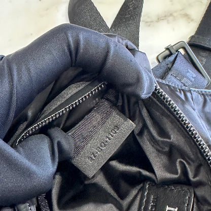 Dior Nylon Saddle Belt Bag in Black