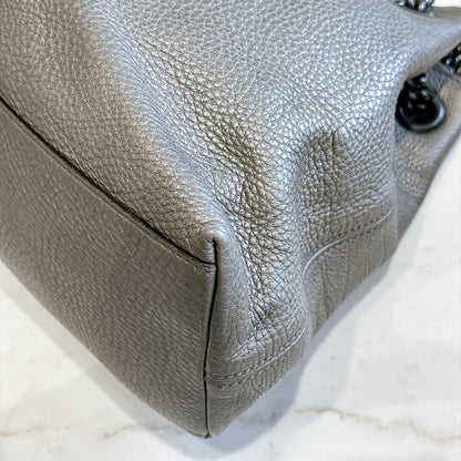Gucci Soho Tote in Metallic Silver