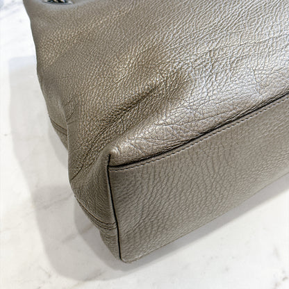 Gucci Soho Tote in Metallic Silver
