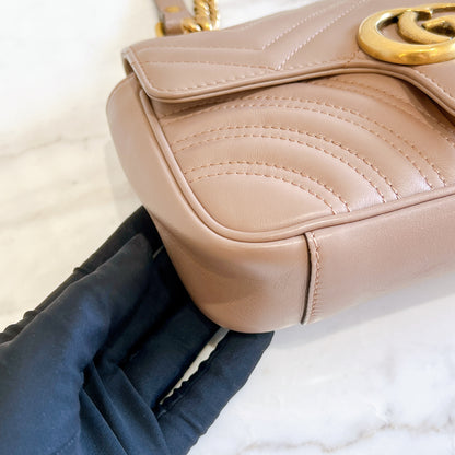 Gucci Marmont Mini in Dusty Pink