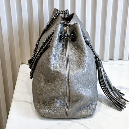 Gucci Soho Tote in Metallic Silver