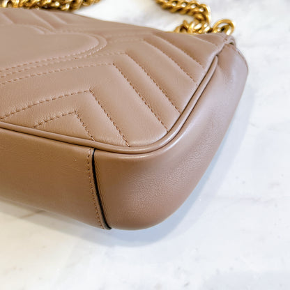 Gucci Marmont Mini in Dusty Pink