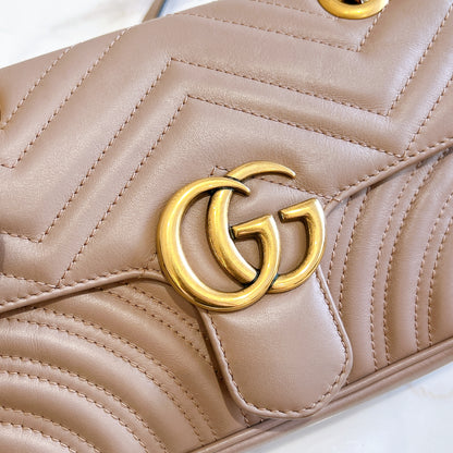 Gucci Marmont Mini in Dusty Pink