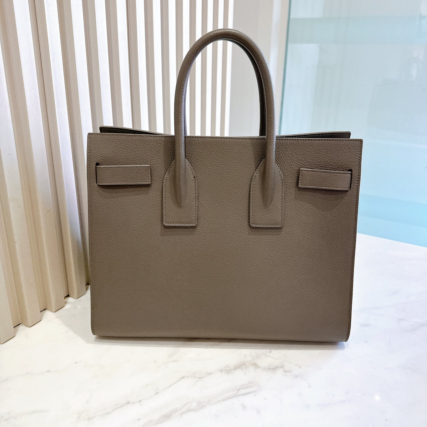 YSL Sac De Jour Small in Grey