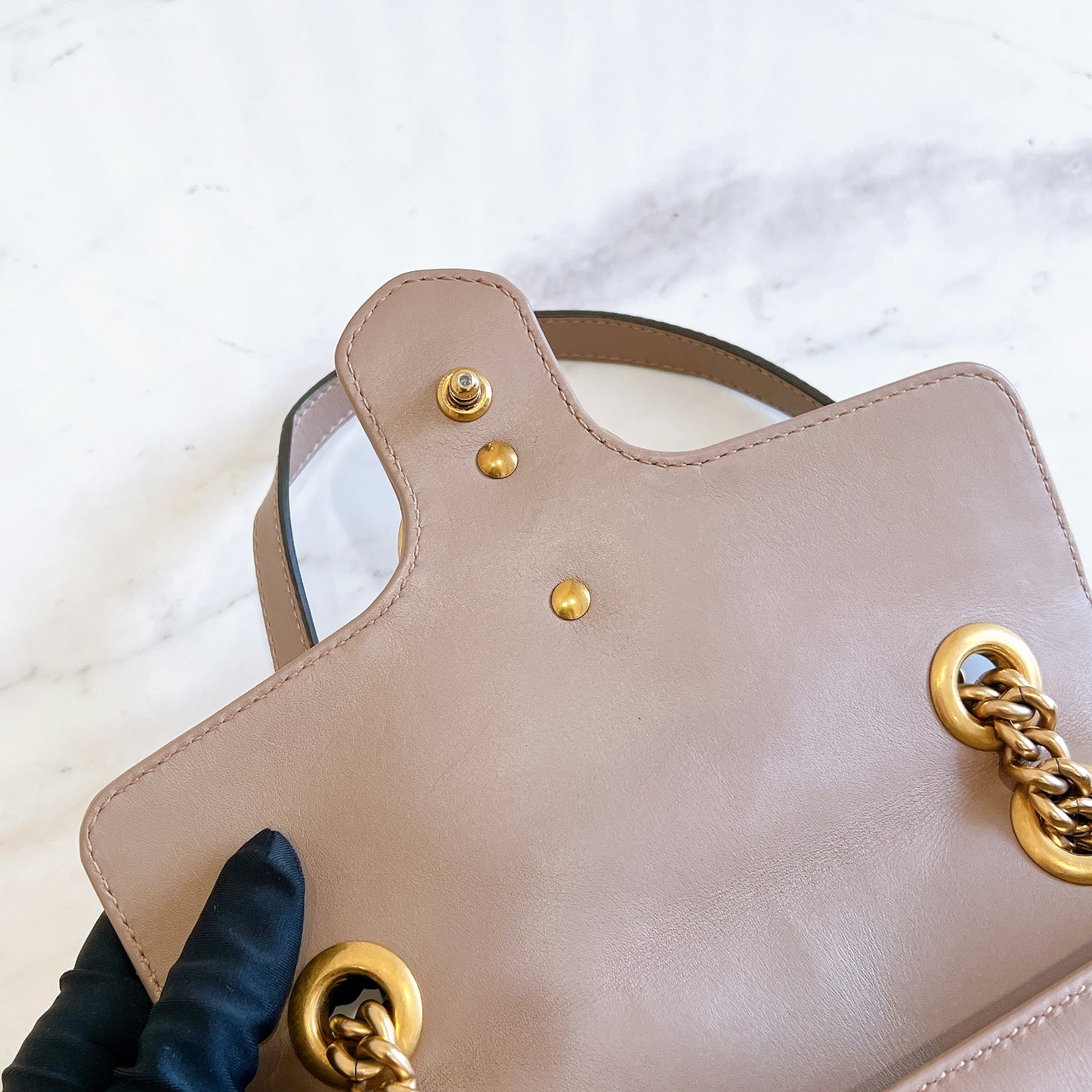 Gucci Marmont Mini in Dusty Pink