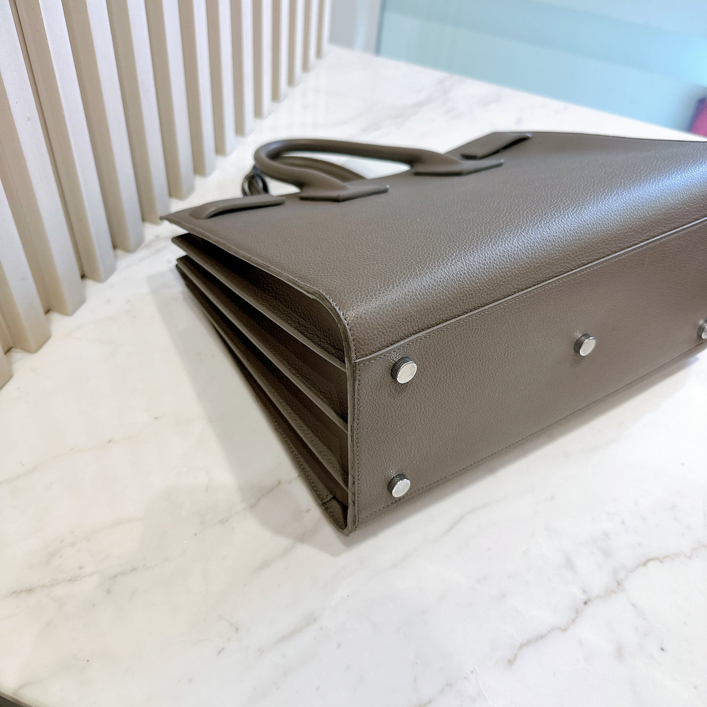 YSL Sac De Jour Small in Grey