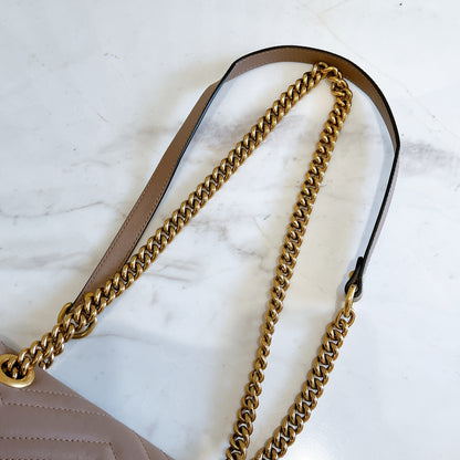 Gucci Marmont Mini in Dusty Pink