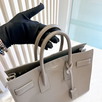 YSL Sac De Jour Small in Grey