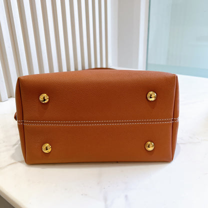 LV Low Key Hobo in PM in Cognac