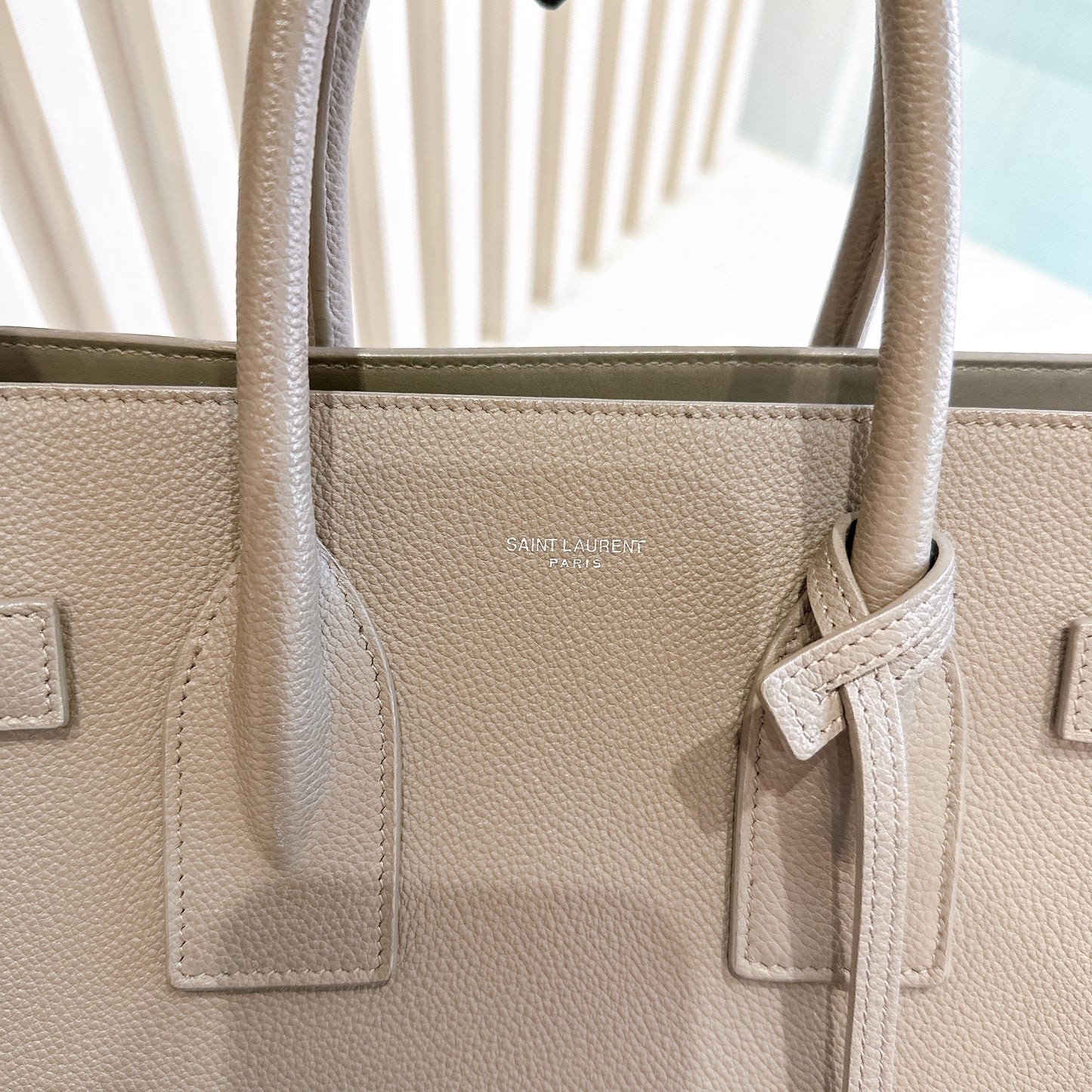 YSL Sac De Jour Small in Grey