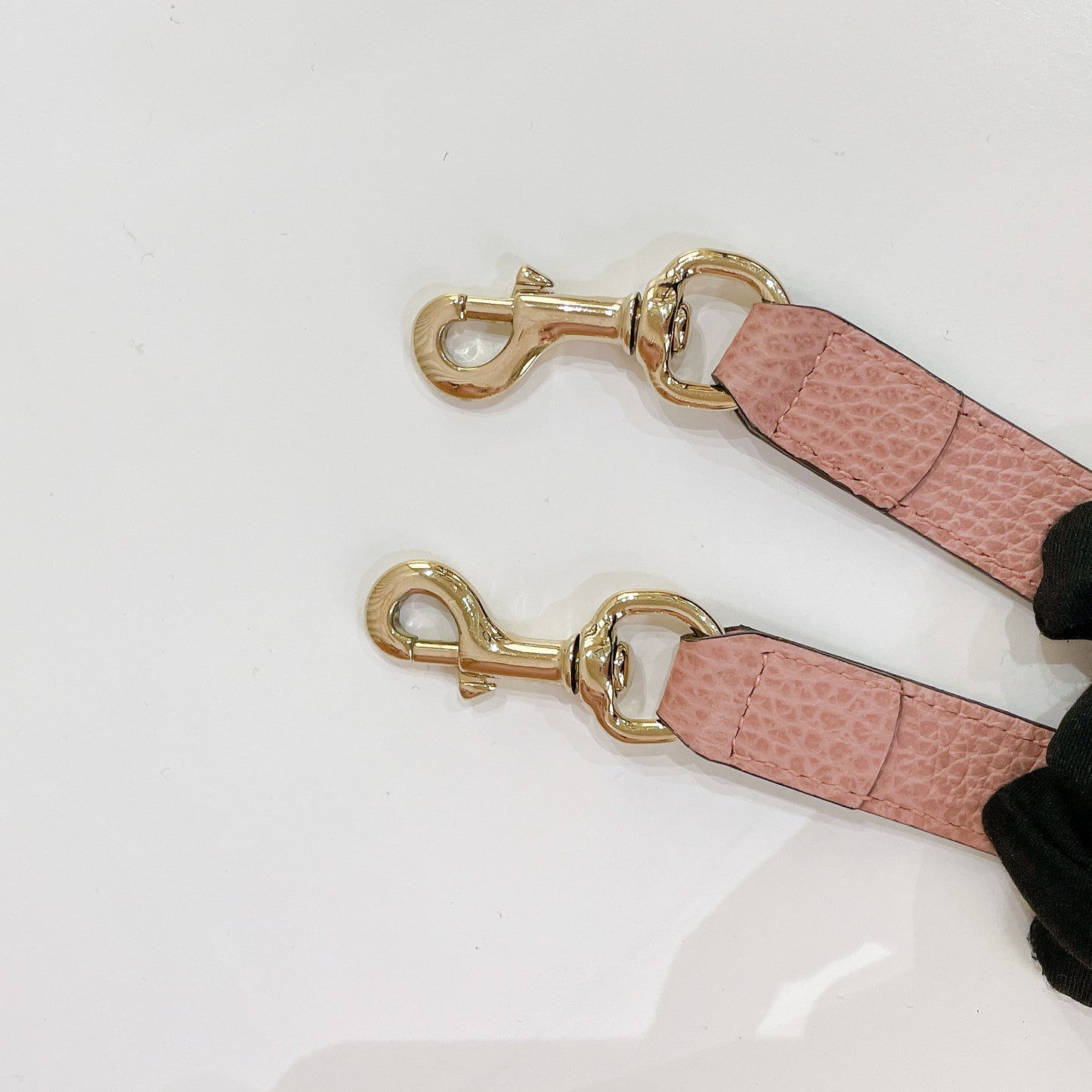 Gucci Bamboo Tassel Calfskin Top Handle Bag Soft Pink