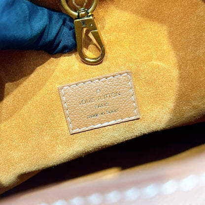 LV Low Key Hobo in PM in Cognac