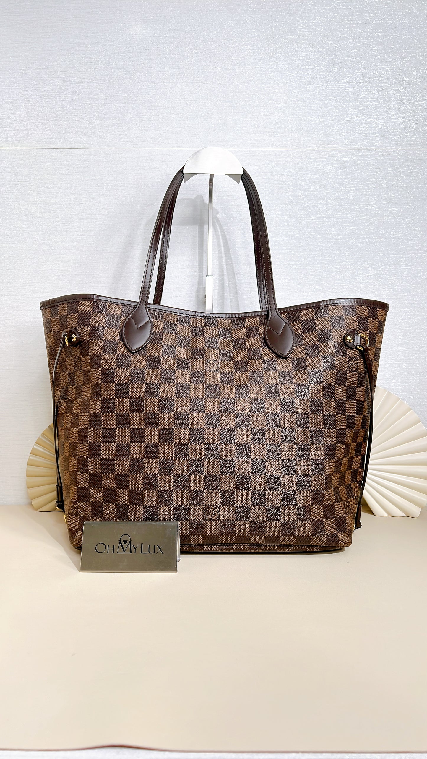 LV Neverfull MM in Damier Ebene