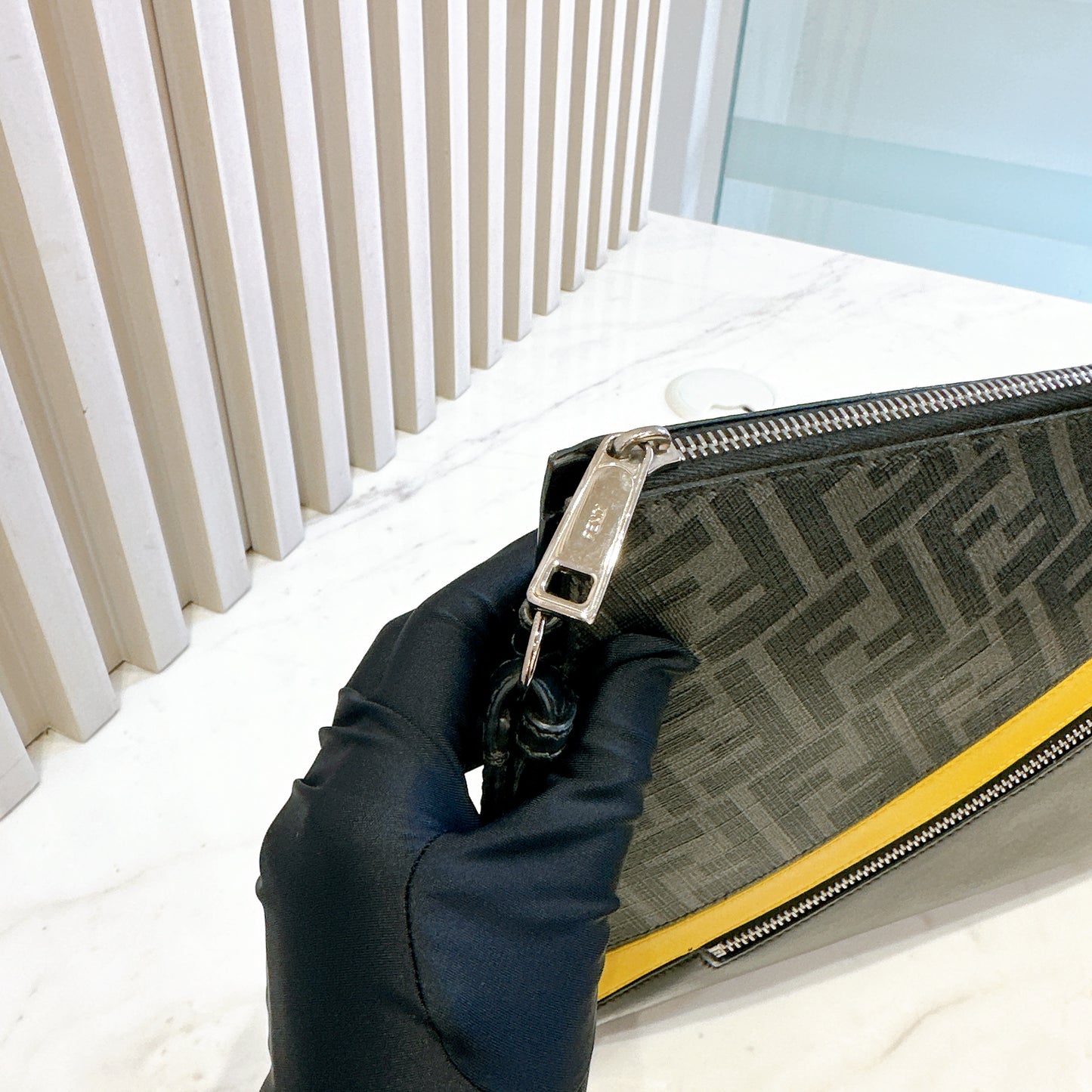 Fendi Diagonal Clutch