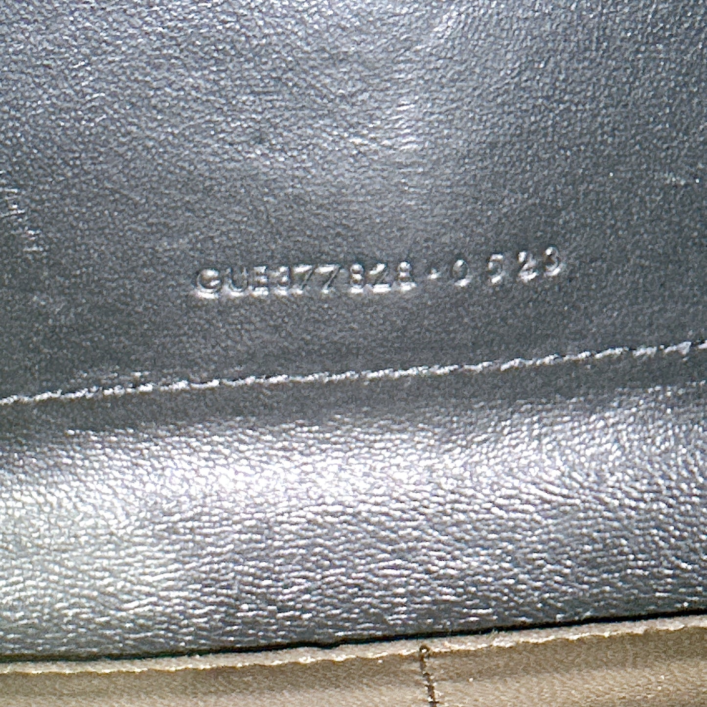 YSL Wallet On Chain Lambskin in Olive Wood