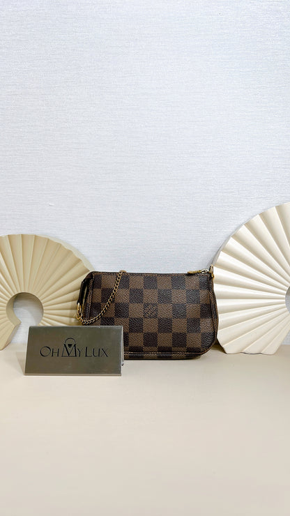 LV Damier Ebene Mini Pochette Accessoires