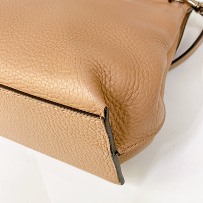 Gucci Bamboo Daily Leather Satchel In Beige