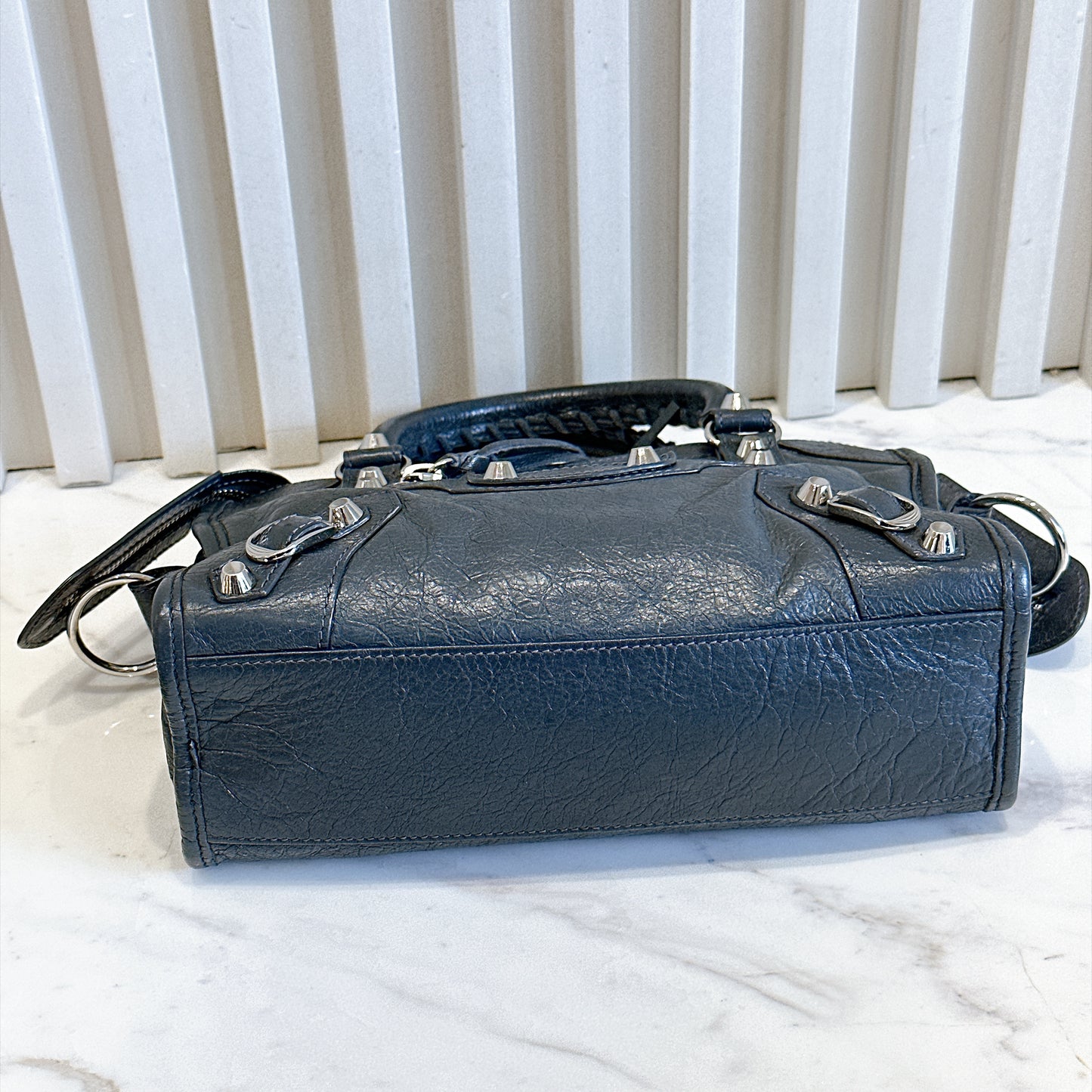Balenciaga Classic Mini City in Dark Grey