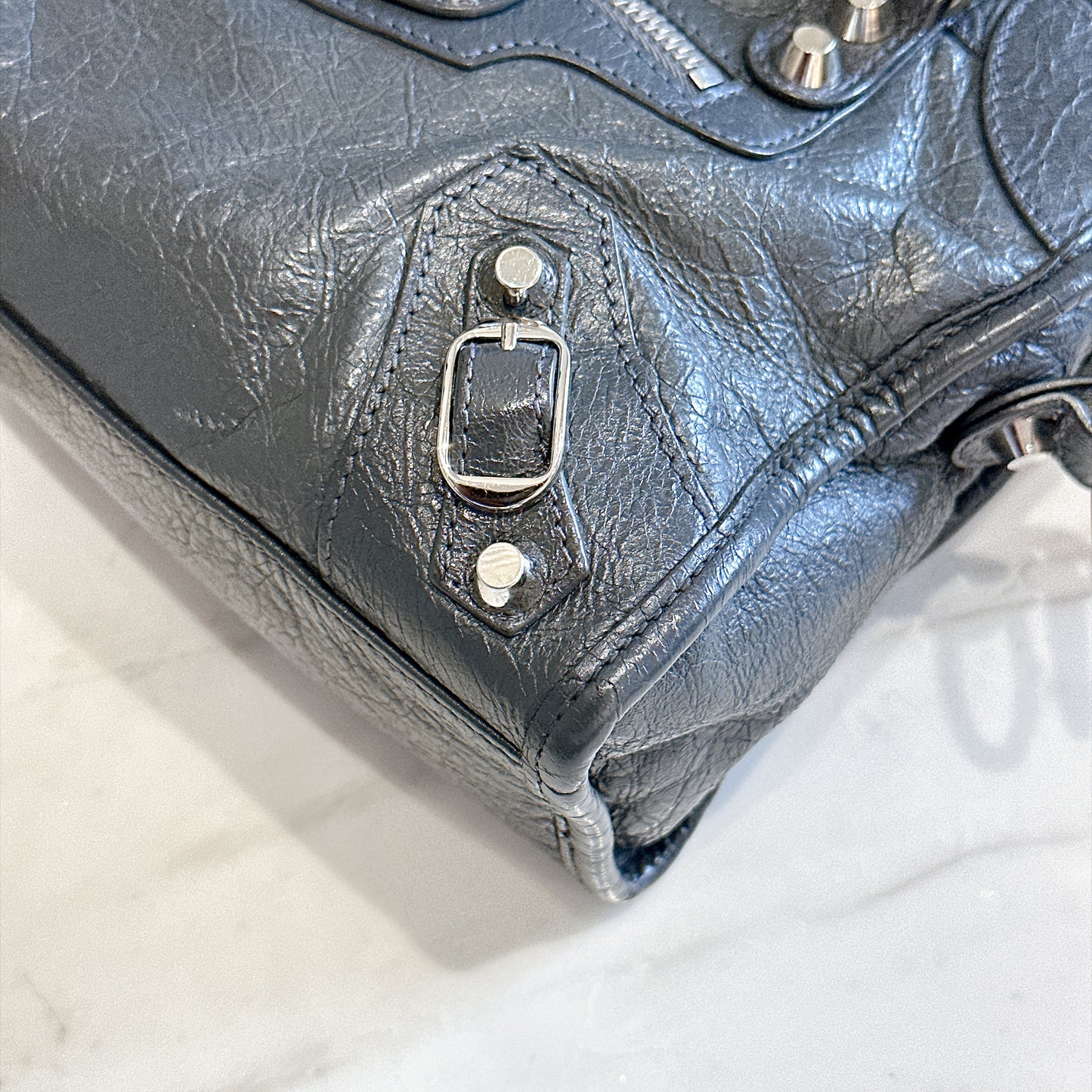 Balenciaga Classic Mini City in Dark Grey
